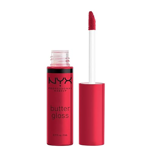 NYX Butter Gloss - Roter Samt (BLG20) - Rot - 8 ml (1er Pack)