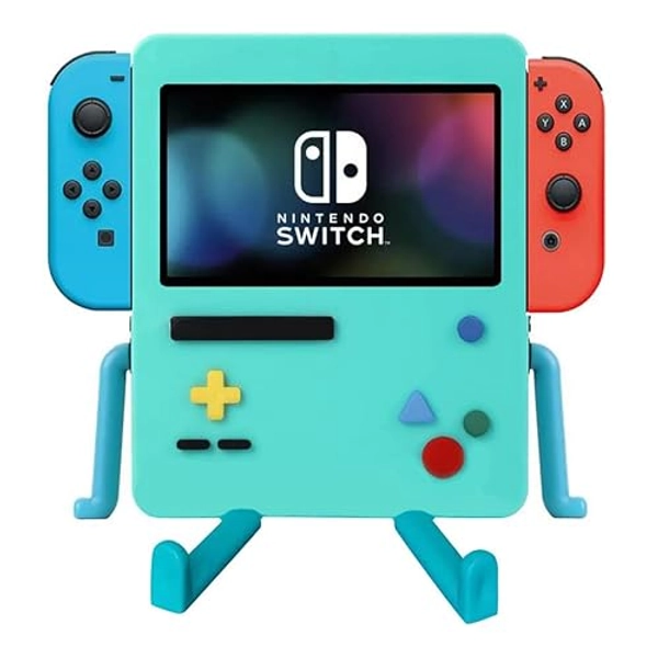 IRISFLY Controller Game Support Storage Holders Charging Stand for Nintendo-Switch Accessories,Charger Dock for Nintendo-Switch OLED (Blue) - Blue