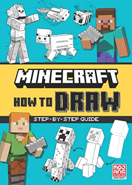 Minecraft How to Draw: An official Minecraft drawing book, fully illustrated with spaces to draw on the page – perfect for arty kids and gamers, new for 2023