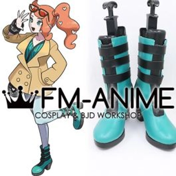 Pok-m Sword Shield Sonia Cosplay Shoes Boots