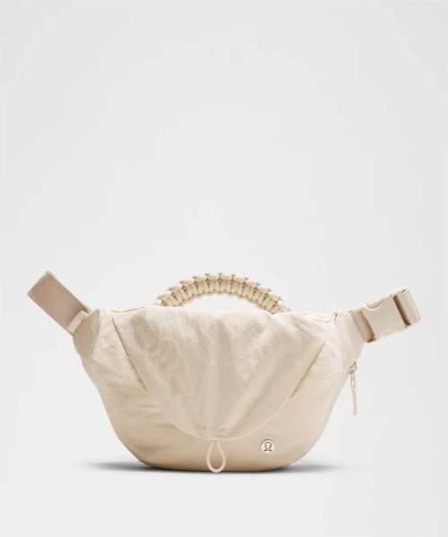 Curved Crossbody Bag with Top Handle 3L - White Opal - ONE SIZE