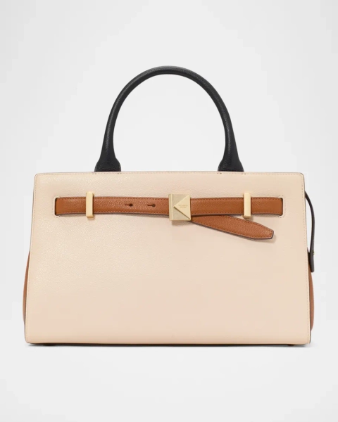 tribeca colorblock pebbled leather crossbody bag