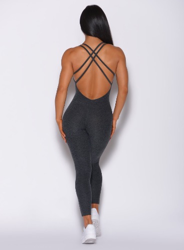 Form Bodysuit | L / Charcoal / Medium Weight