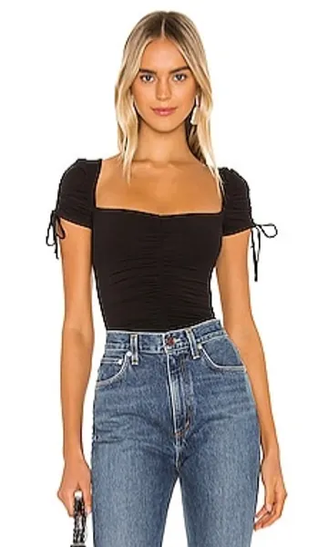 Lovers and Friends Jupiter Bodysuit in Black from Revolve.com