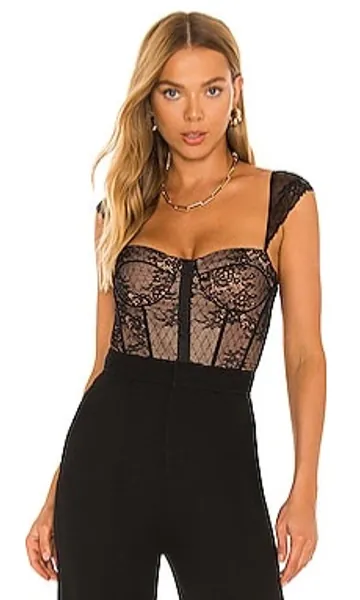 CAMI NYC Bev Bodysuit in Black from Revolve.com