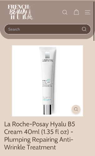 La Roche-Posay Hyalu B5 Cream 40ml (1.35 fl oz) - Plumping Repairing Anti-Wrinkle Treatment