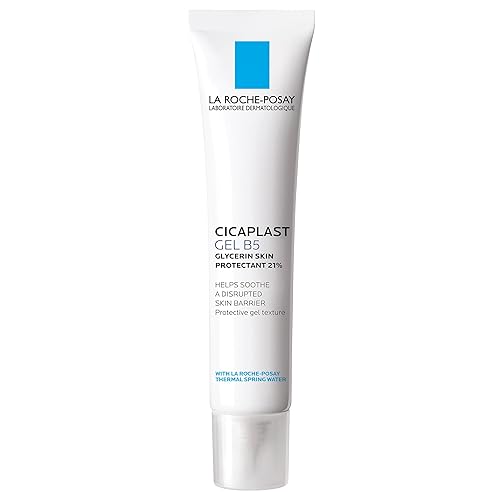 La Roche-Posay Cicaplast Gel B5 | Protective Repair Gel for Cracked, Chapped Skin with Madecassoside and Glycerin| Tested Post-Procedure, Post-Stitches, Post-Laser, 1.35 Fl Oz