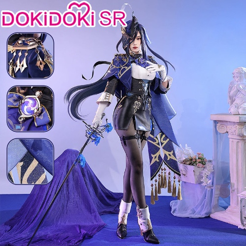 DokiDoki-SR Game Genshin Impact Cosplay Fontaine Clorinde Costume Women | L-PRESALE