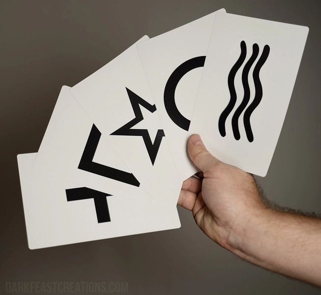 Ghostbusters ESP Zener Card Set