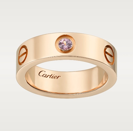 Cartier Pink Sapphire Ring