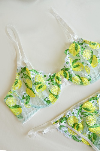 Lemon Lingerie Set