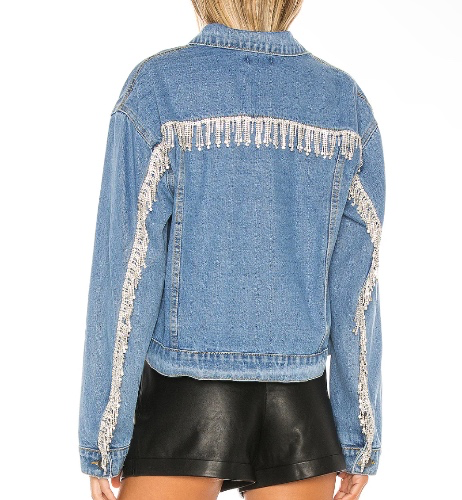 Rhinestone Fringe Jacket