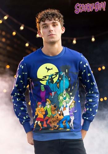 Scooby-Doo Glow-in-the-Dark  Halloween Sweatshirt
