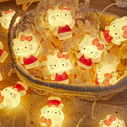 String Lights featuring Adorable Holiday Kittens - Kitty Full Body Lights