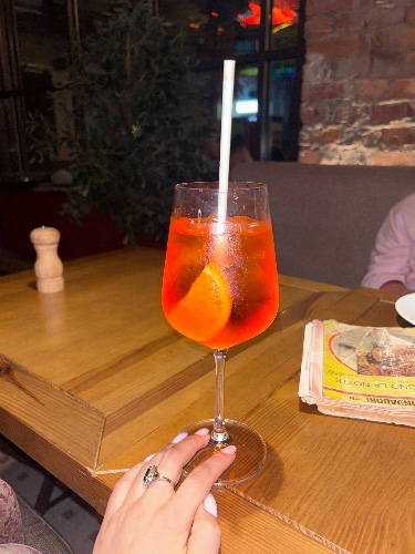 Aperol Spritz for Boss Milana