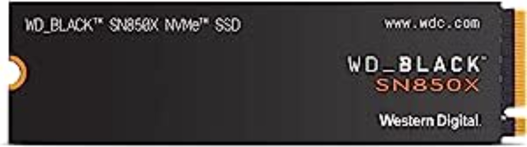 WD_BLACK 4TB SN850X NVMe Internal Gaming SSD Solid State Drive - Gen4 PCIe, M.2 2280, Up to 7,300 MB/s - WDS400T2X0E - SN850X - Up to 7,300 MB/s 4TB