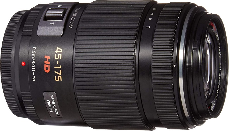 Panasonic LUMIX G X Vario Power Zoom Lens, 45-175MM, F4.0-5.6 ASPH, MIRRORLESS Micro Four Thirds, Power Optical I.S, H-PS45175K (USA Black)