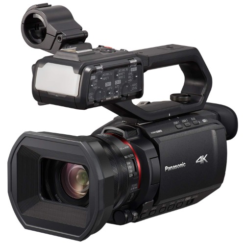 Panasonic X2000 4K Professional Camcorder with 24x Optical Zoom, WiFi HD Live Streaming, 3G SDI Output and VW-HU1 Detachable Handle, HC-X2000 (USA Black) - HC-X2000