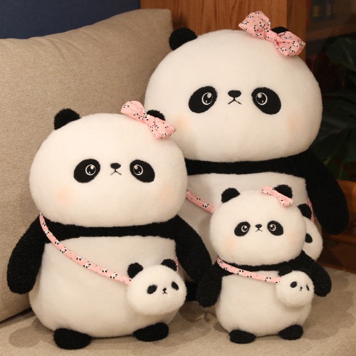 Natalie - Kawaii Panda Plush Toy - White / 22CM