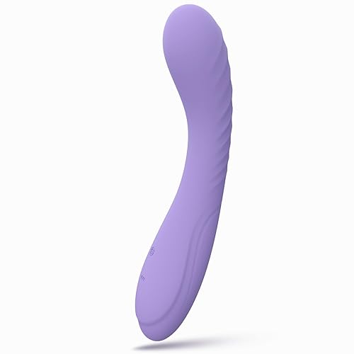 Tracy's Dog G Spot Vibrator - Powerful Vibrating Adult Toy for Women Couple Play, Finger Shaped Waterproof Sex Toys with 10 Vibrations, Soft Personal Massager for Clitoral Anal Stimulation - Taro Purple