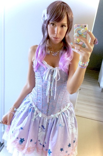 Genuine Elegant Corsets - Light Purple / XXXL