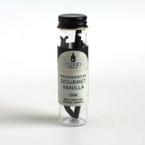Vanilla Bean, Gourmet, Madagascar - Vial (2 Beans)