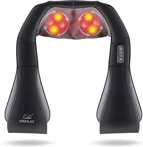Amazon.com: Snailax Neck Massager with Heat -Shiatsu Back Massager,Neck and Shoulder Massager,Christmas Gifts for Mom,Dad,Pillow Massagers for Neck and Back,Leg,Foot : Health & Household