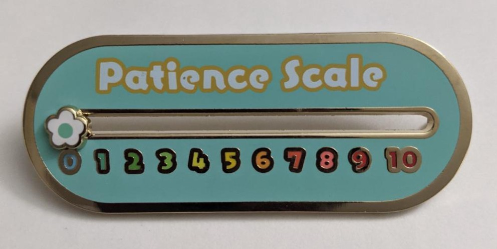 Sliding Patience Scale Pin - In Stock
