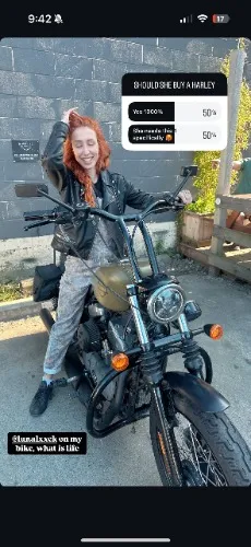 Buy me a harley!