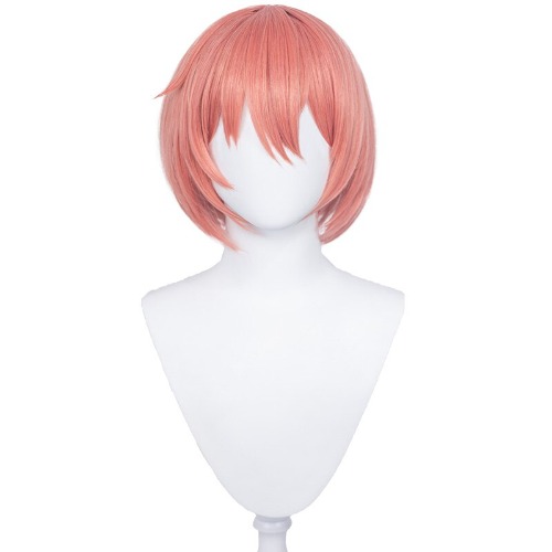 【Ready For Ship】DokiDoki Game Literature Club Cosplay Wig / Hairband Sayori  Short Pink  DDLC | Wig Only-Ready For Ship