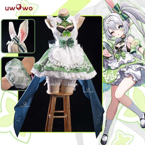  Genshin Impact Fanart Nahida Bunny Maid 