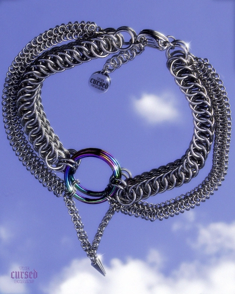 handmade chain choker