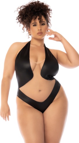 Plus Size Illusion Nude Teddy