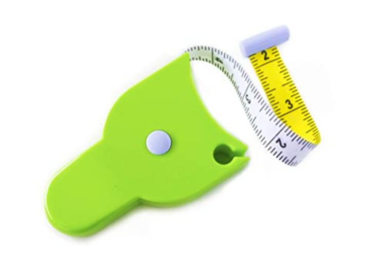 Perfect Body Tape Measure - 80 Inch Automatic Telescopic Tape Measure - Retractable Measuring Tape for Body: Waist, Hip, Bust, Arms, and More (Green - 80 inch) - 1 Count (Pack of 1) - Green