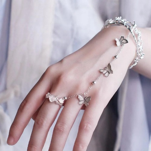Butterfly Blessing Bracelet & Ring Set