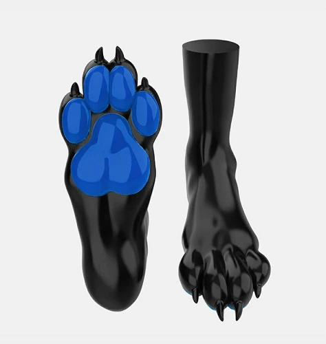 FURRJOI Silicone Furry Dog Feet