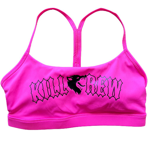 CLASSIC SPORTS BRA - PINK / BLACK | S