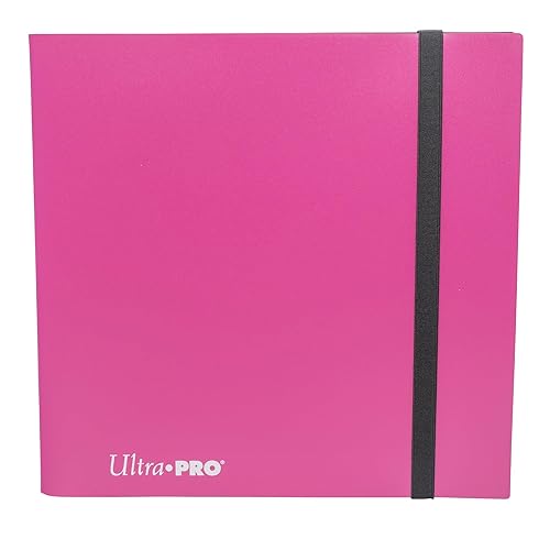 Ultra Pro Binder Pro Eclipse 12 Pocket Hot Pink - Hot Pink