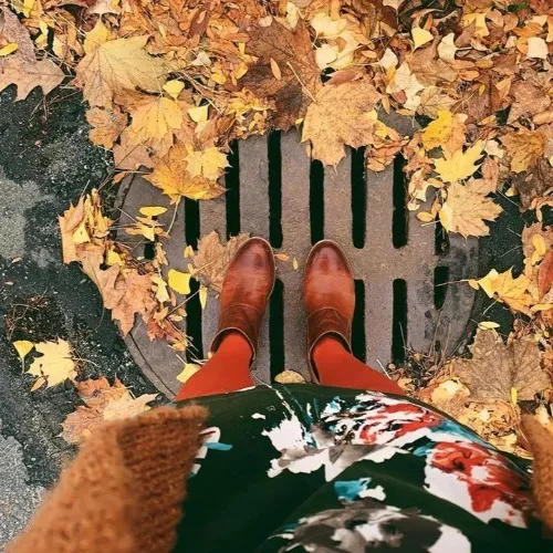 80 Denier tights - Pumpkin Spice