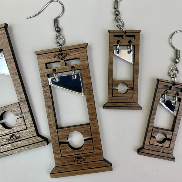 Guillotine Dangle Earrings