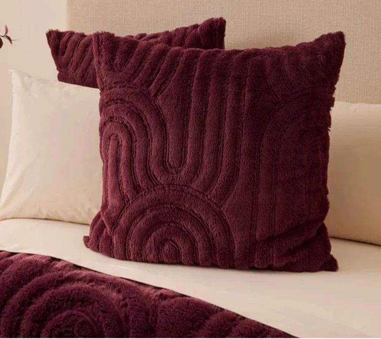 Zuri Pinot Faux Fur Pillowcases - European | Adairs