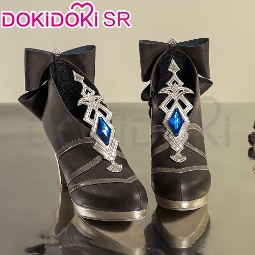 【Partial Size Ready For Ship】DokiDoki-SR Game Genshin Impact Cosplay Navia Shoes Fontaine | EU39~40-Ready for ship