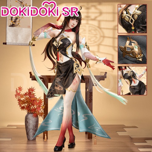 DokiDoki-SR Game Honkai: Star Rail Cosplay Lingsha Costume Ling Sha | L-Order Processing Time Refer to Description Page