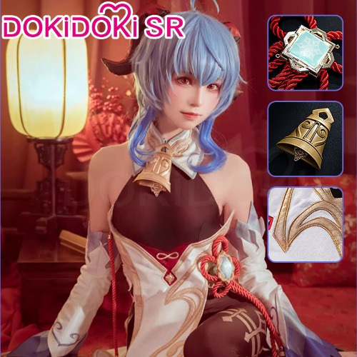 【Ready For Ship】【Last Batch】DokiDoki-SR Game Genshin Impact Cosplay Gan Yu Costume Ganyu | L-Ready For Ship