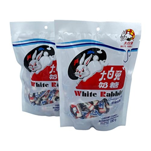 Original White Rabbit Creamy Candy 6.3 Oz (180 Gram) (Pack of 2)