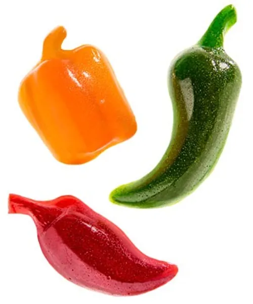 Spicy Gummy Peppers: 3-Pack