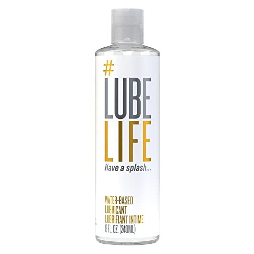 #LubeLife Water Based Personal Lubricant, 8 Ounce (240 mL) Lube for Men, Women and Couples (Free of Parabens, Glycerin, Silicone and Oil) - Original - 240 ml (Pack of 1)