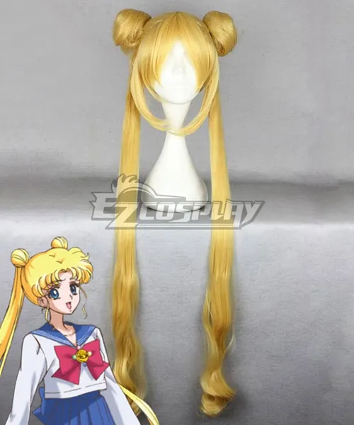 Sailor Moon Tsukino Usagi Golden Cosplay Wig