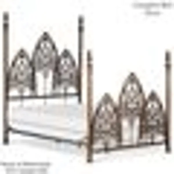 Corsican Iron Four Post Bed 42634 | Four Post Gothic Bed