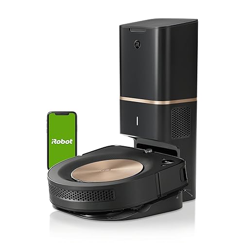 iRobot Roomba s9+ Self Emptying Robot Vacuum - Self-Empty for 60 Days, Detects & Cleans Around Objects in Your Home, Smart Mapping, Powerful Suction, Corner & Edge Cleaning - Roomba s9+